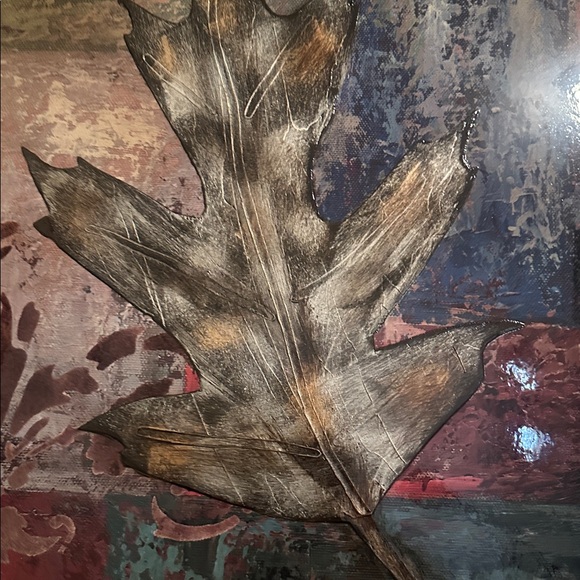 Pier 1 Leaf Pattern Square Wall Art - Picture 2 of 3